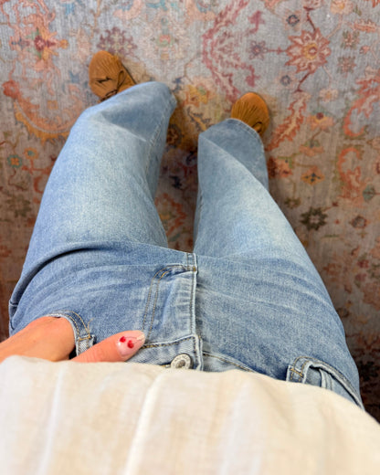Jeans wide leg elasticizzato