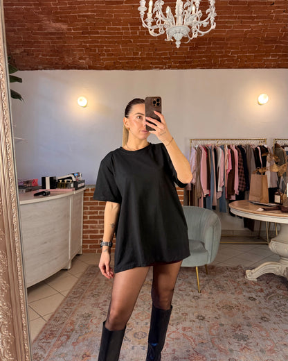 T-shirt oversize spalline imbottite