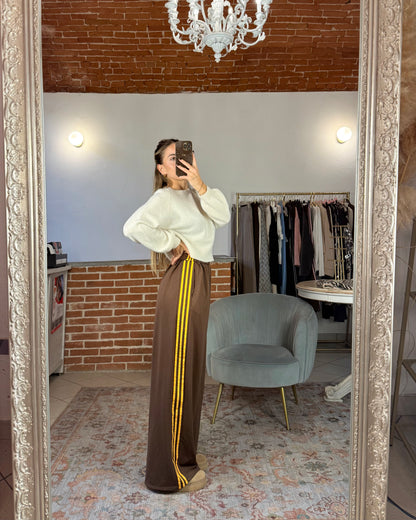 Acetate tracksuit trousers