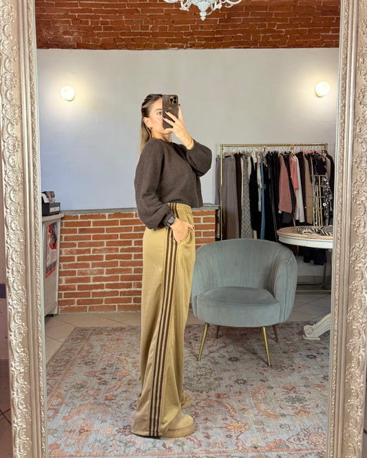 Acetate tracksuit trousers