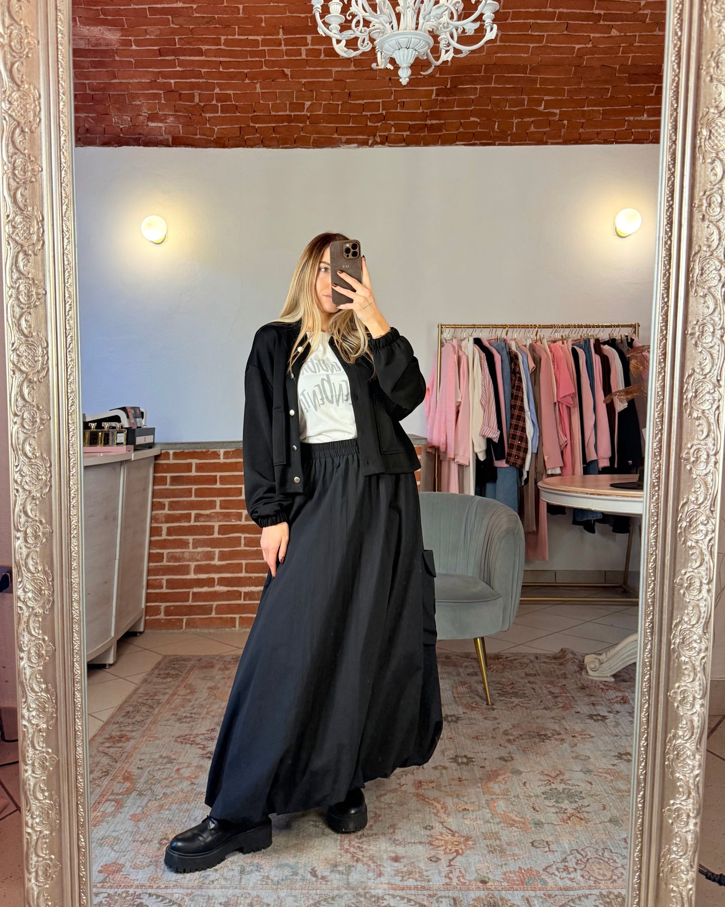 Maxi gonna a palloncino