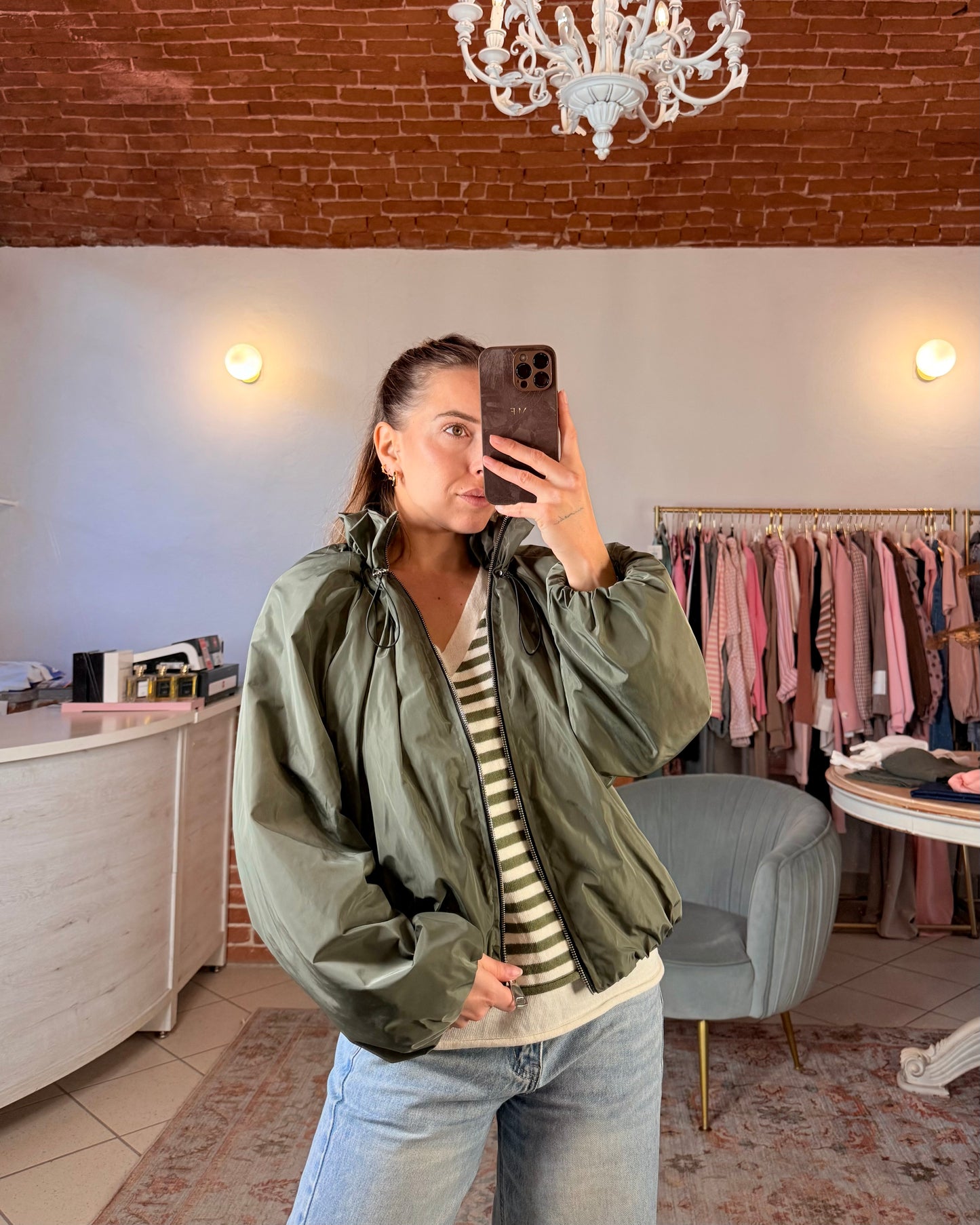 Bomber in tessuto tecnico