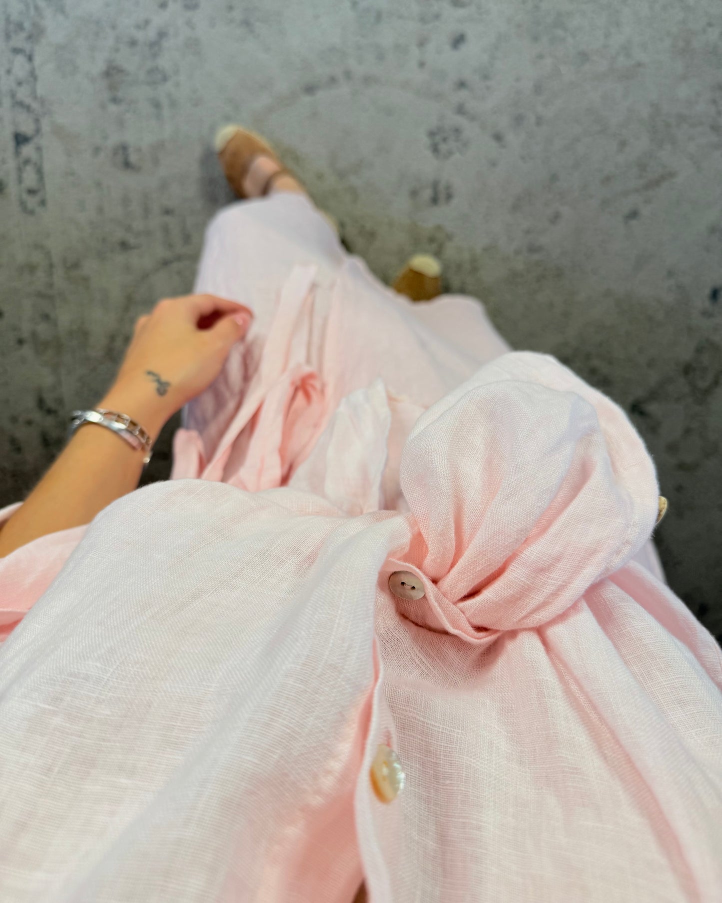 Camicia over in lino