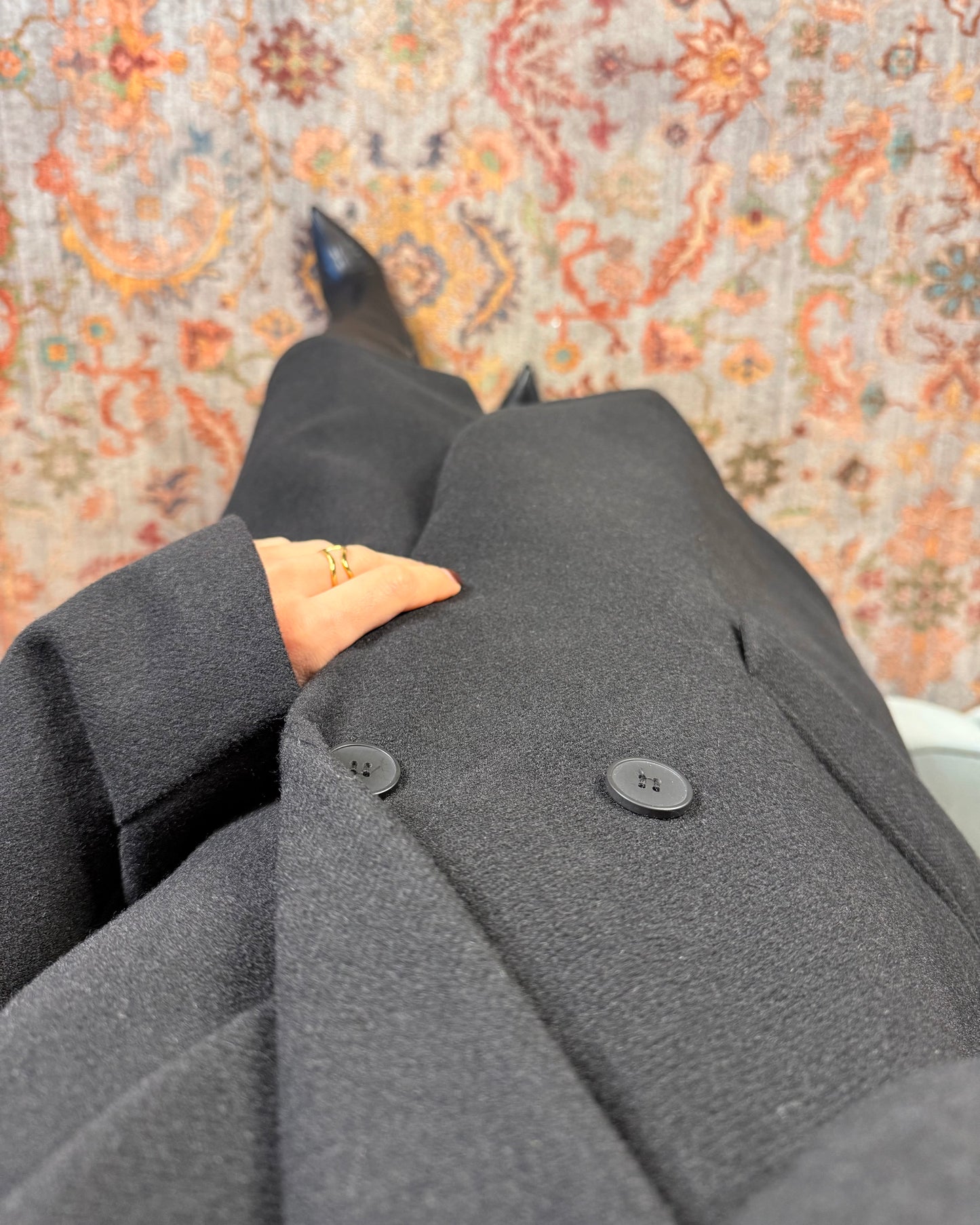 Double-breasted coat