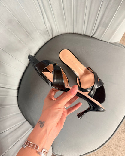 Mules con tacco