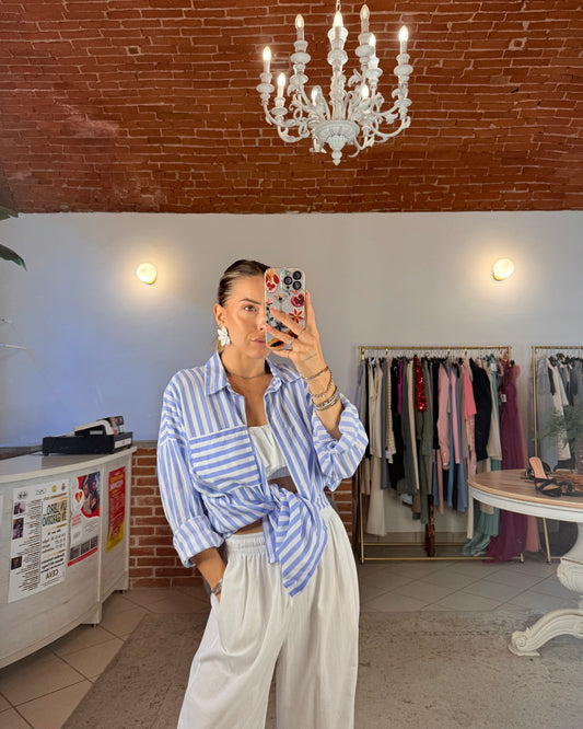 Camicia over viscosa