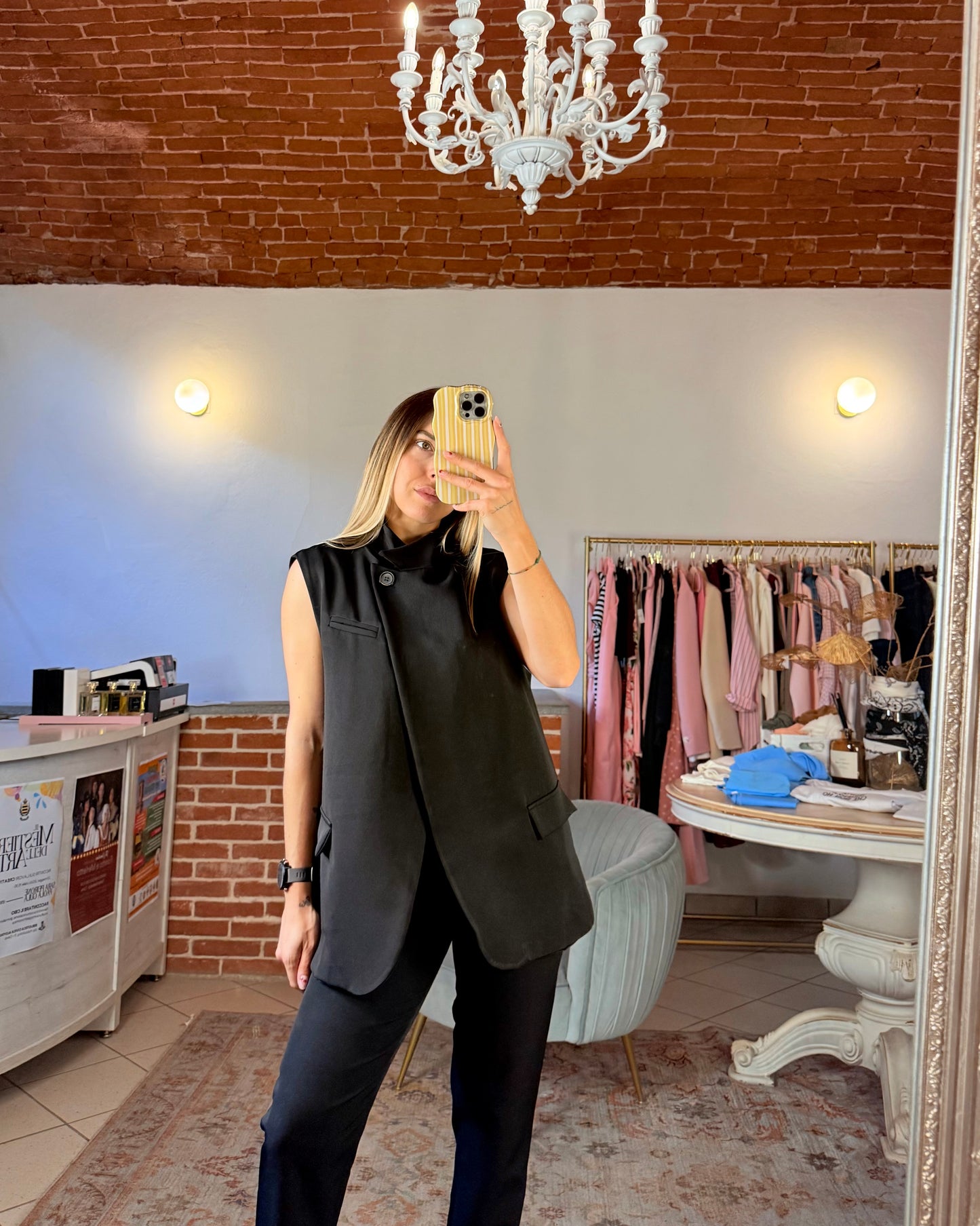 Blazer smanicato