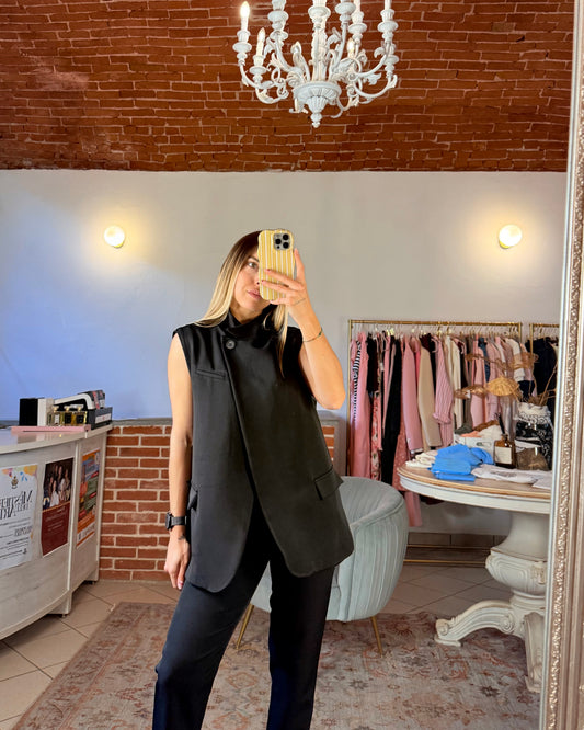 Blazer smanicato