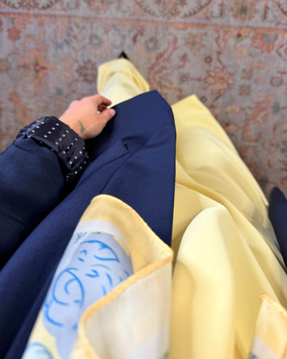 Blazer over senza bottoni