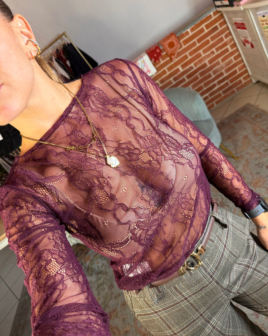 Maglia in pizzo