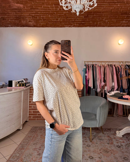 T-shirt pois relaxed fit