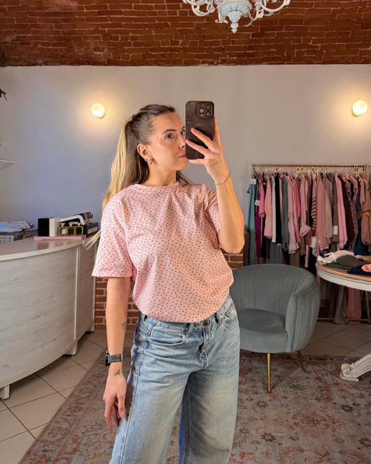 T-shirt pois relaxed fit