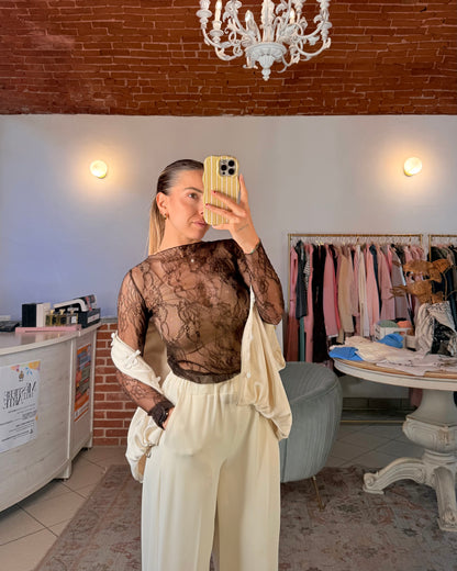 Maglia in pizzo