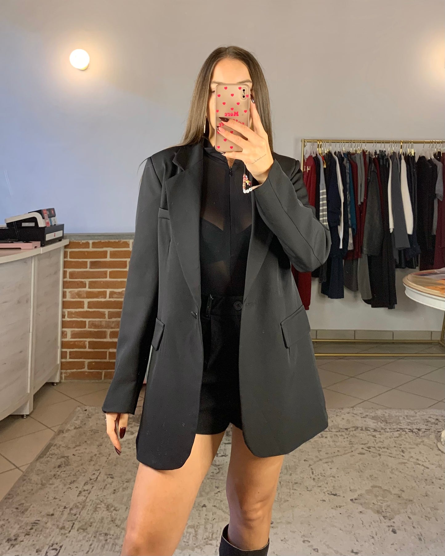 Blazer oversize sciancrato