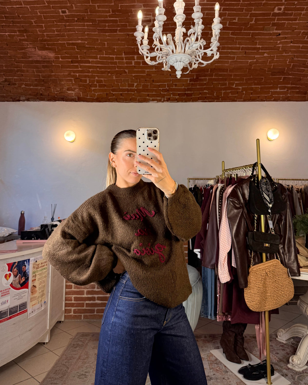 Maglione “Mai ‘na gioia”