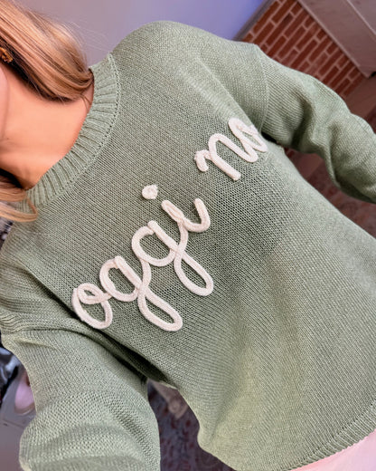 Maglioncino in cotone “oggi no”