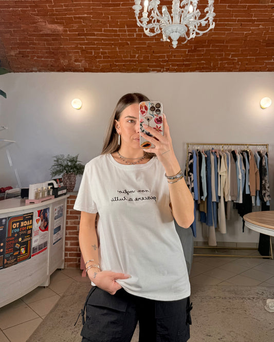 T-shirt “Non voglio piacere a tutti”