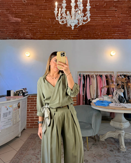 Pantalone con pinces