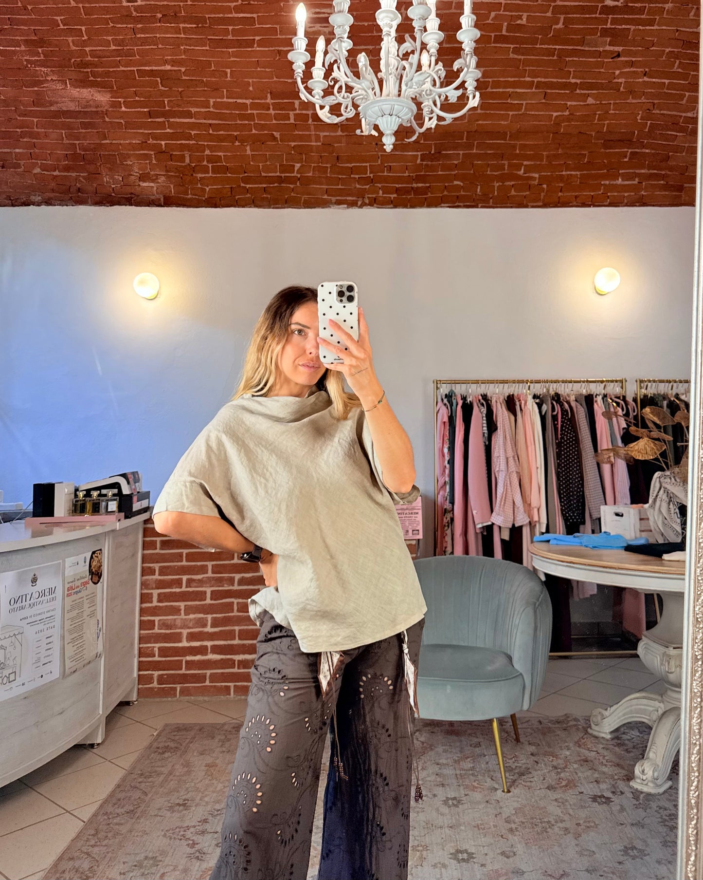 Blusa puro lino