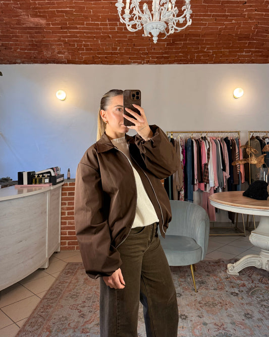 Bomber tessuto tecnico