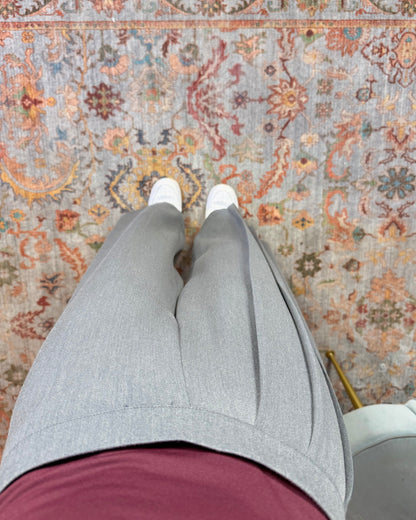 Pantalone crop asimmetrico