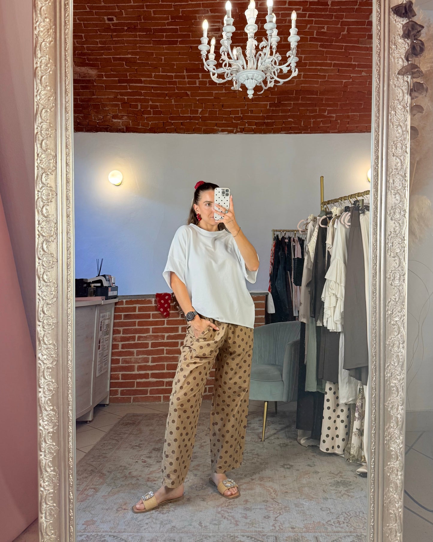 Pantalone a pois
