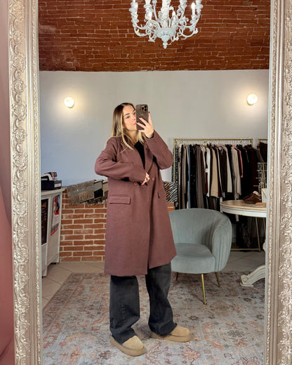 Double-breasted coat