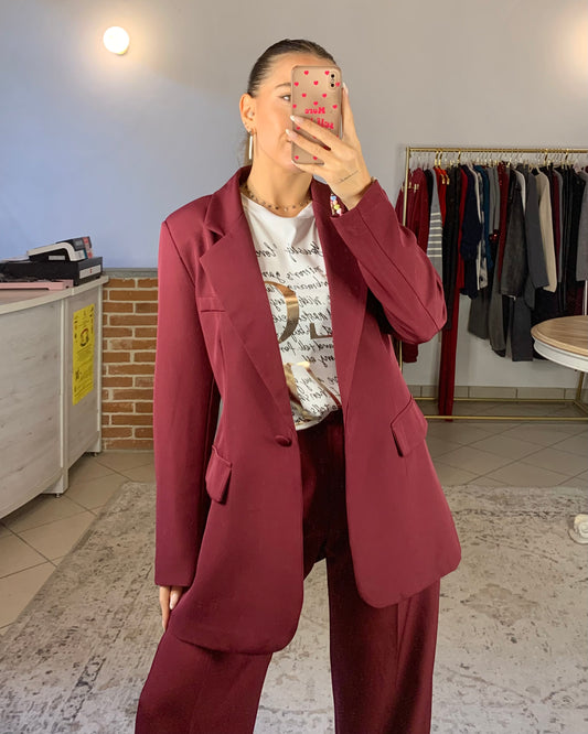 Blazer oversize sciancrato