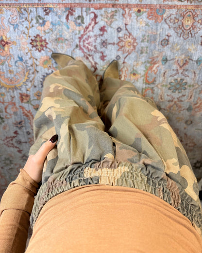 Jeans baggy camouflage