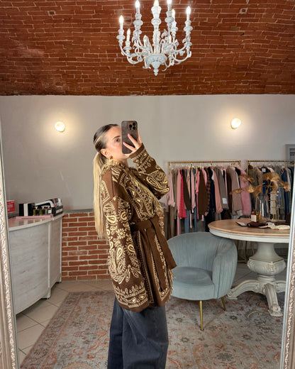 Cardigan paisley