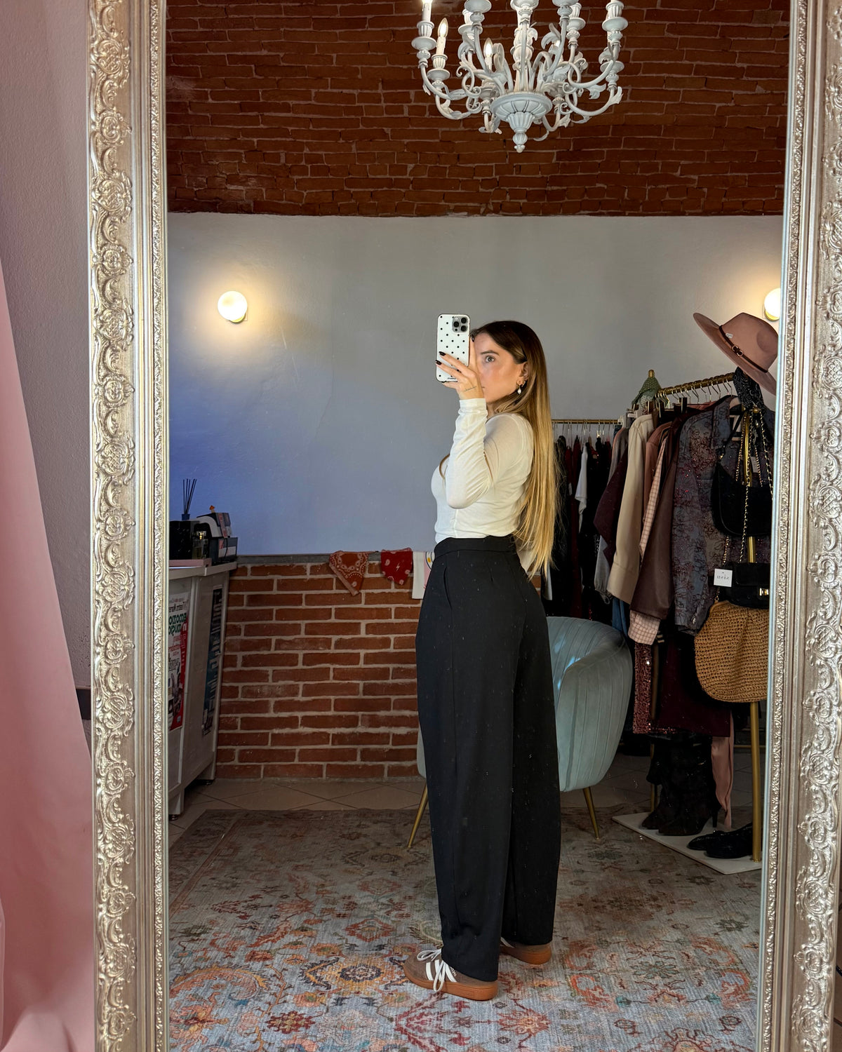 Pantalone con pinces