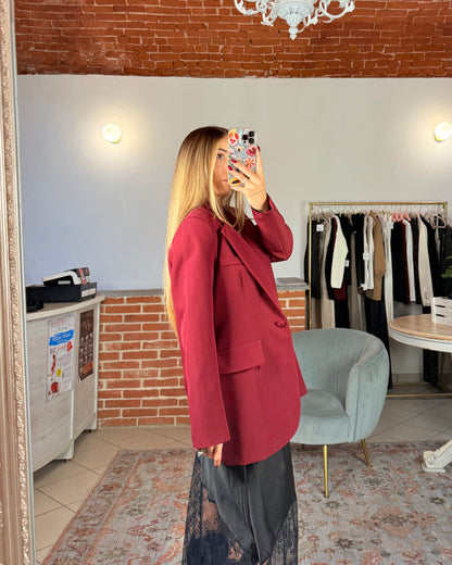 Blazer oversize sciancrato
