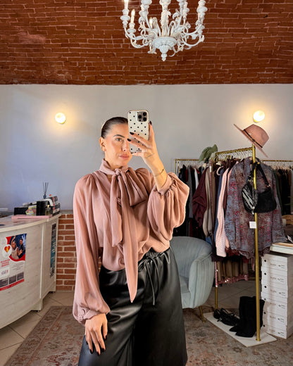 Camicia in georgette