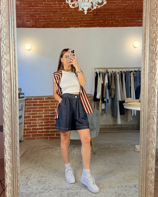 Bermuda in denim