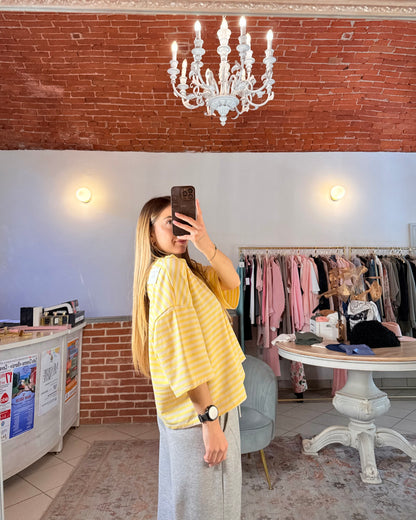 T-shirt oversize in cotone