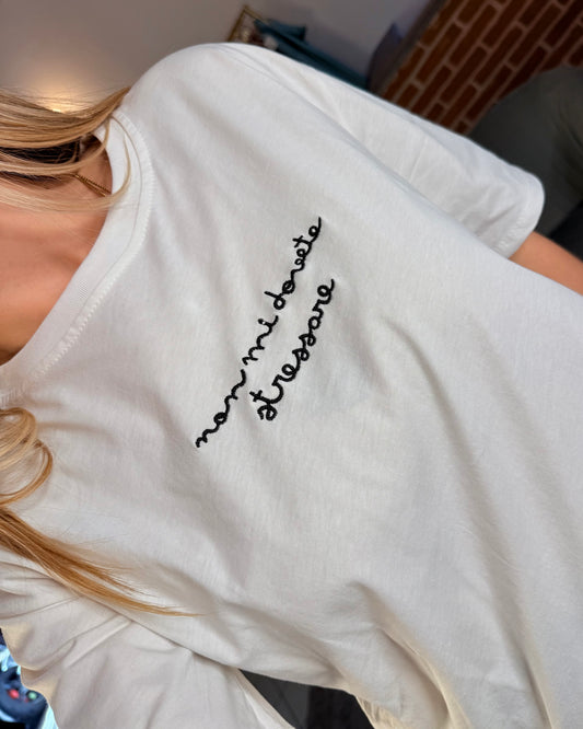 T-shirt “non mi dovete stressare”