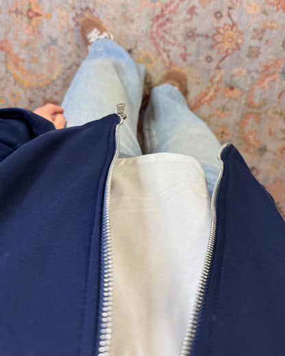 Felpa bomber in cotone