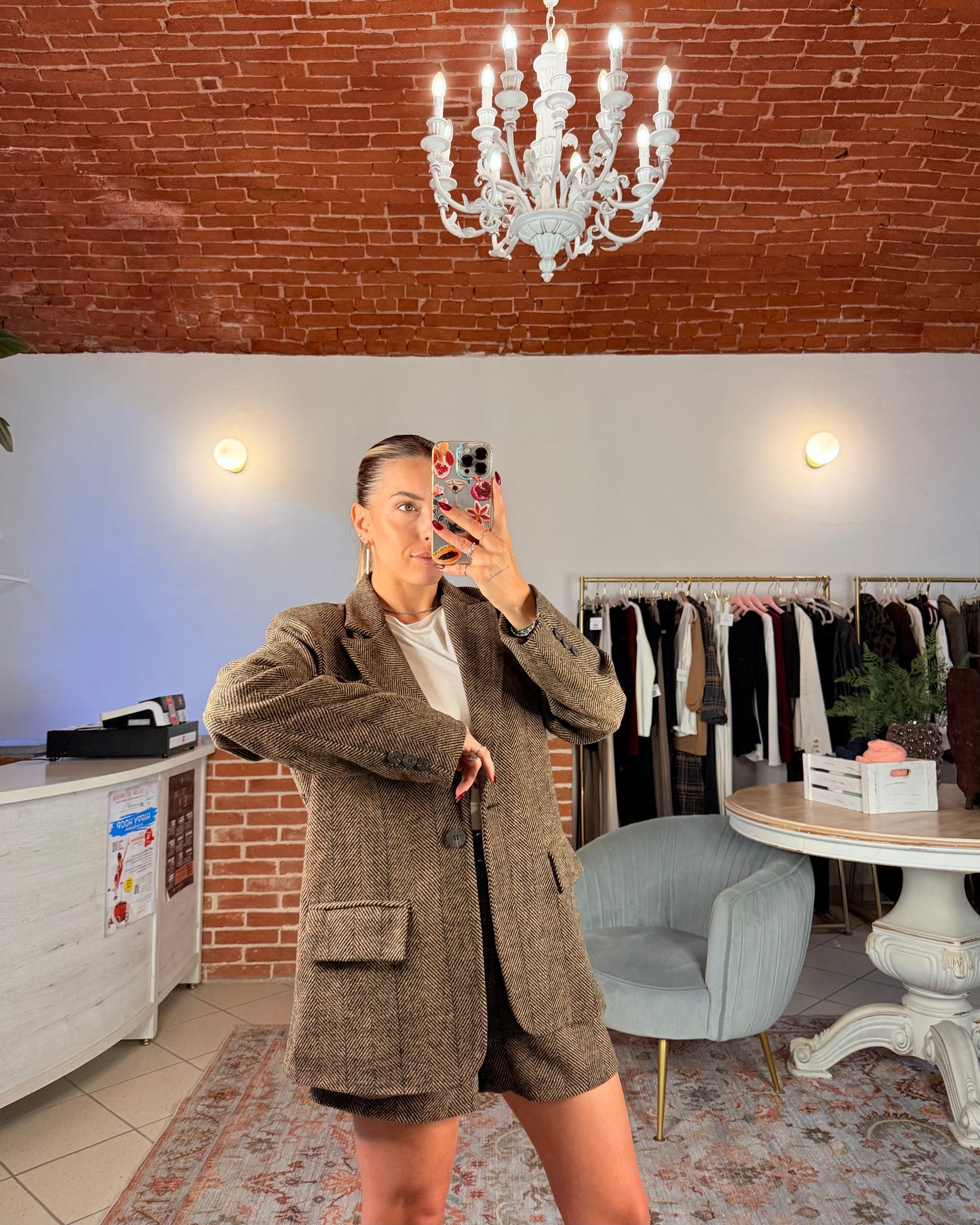 Blazer maschile in lanetta