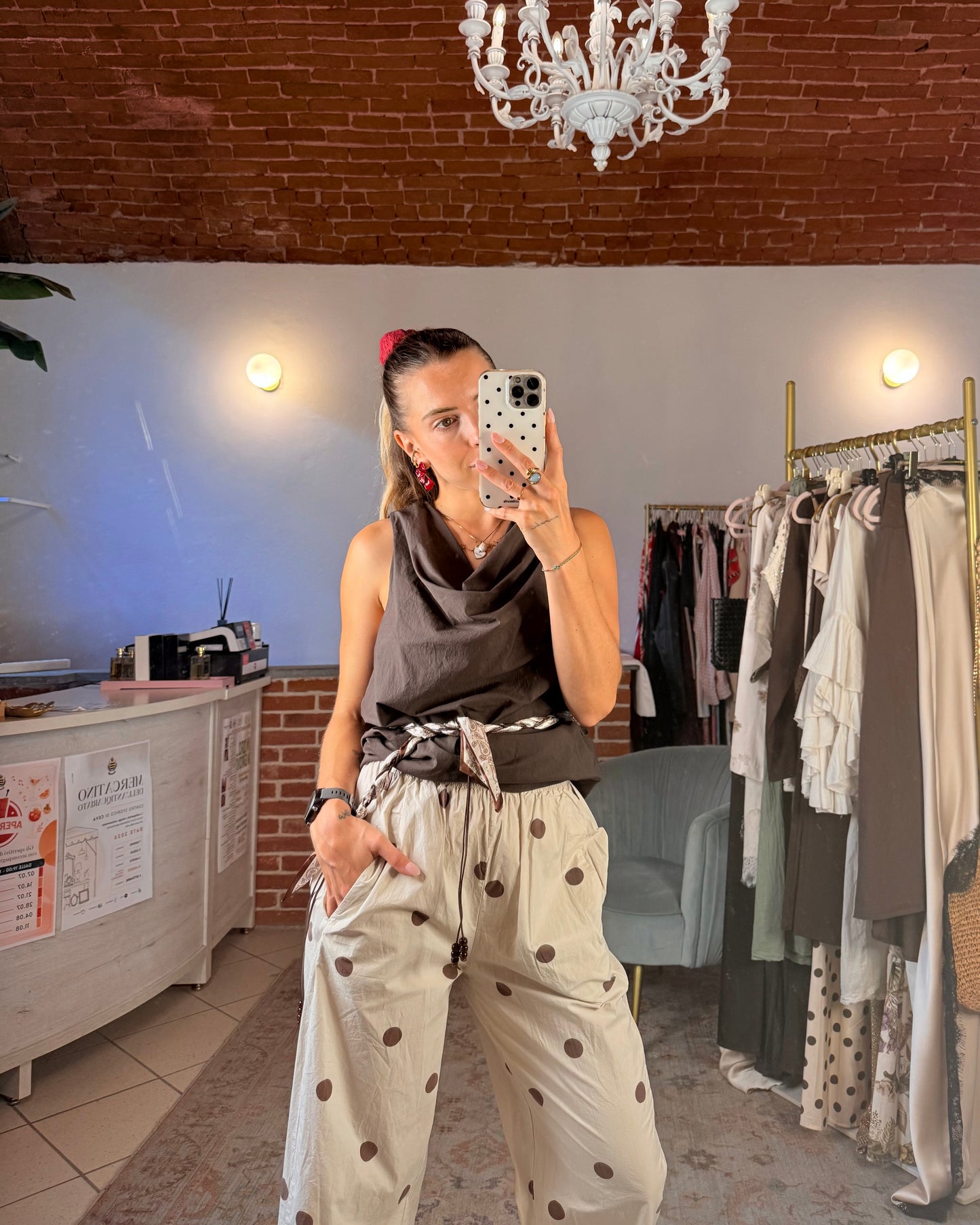 Pantalone a pois