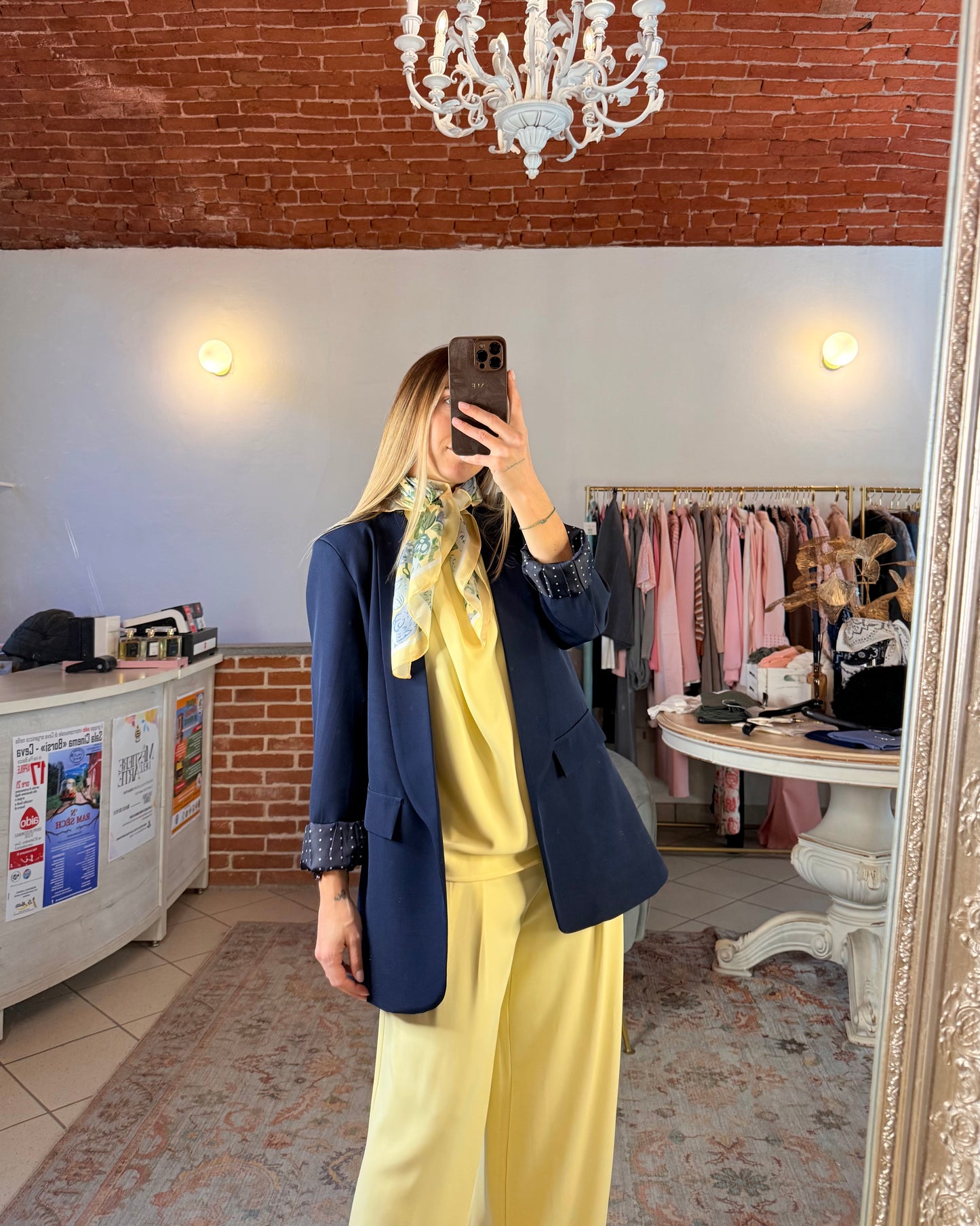 Blazer over senza bottoni