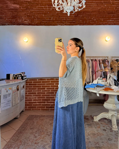 Cardigan lurex