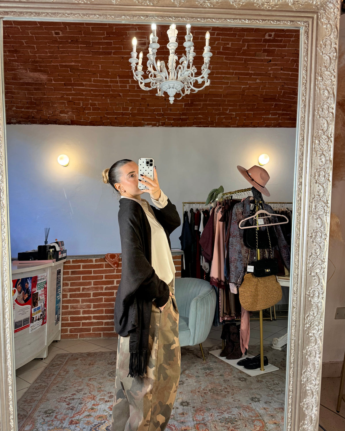 Cardigan con frange
