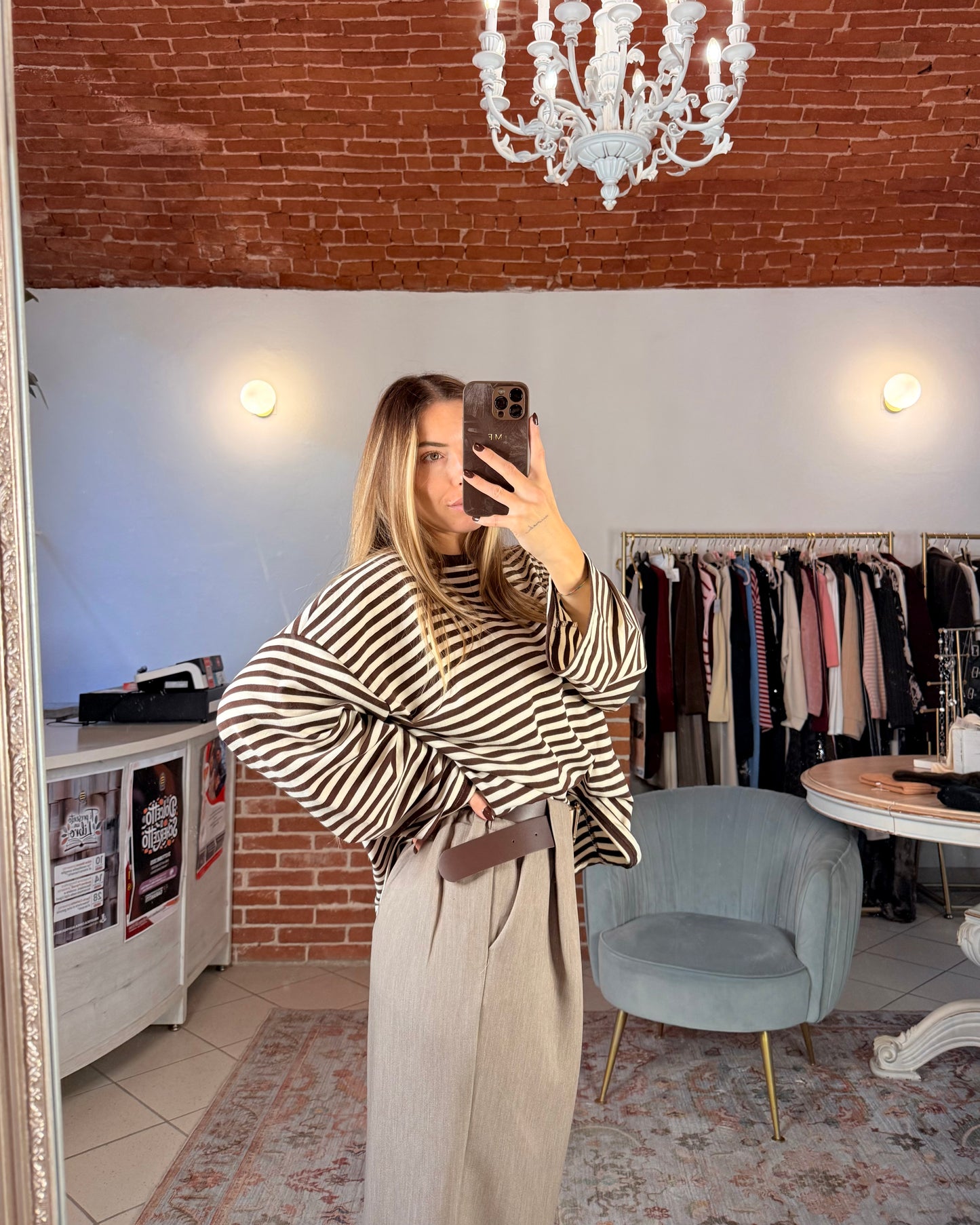 Oversized cotton sweater