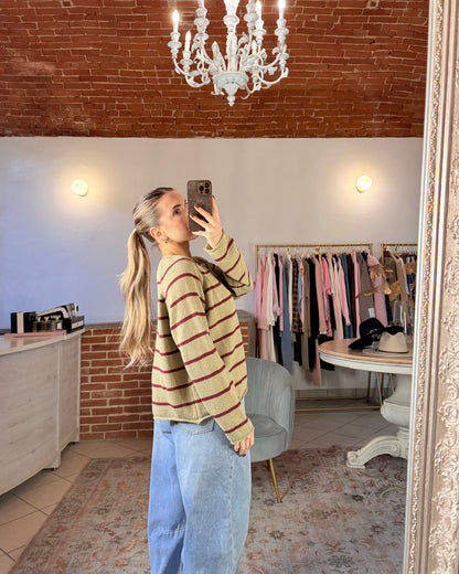 Maglioncino in cotone con bottoni