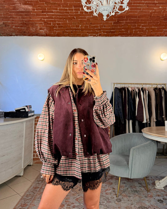 Gilet in velluto