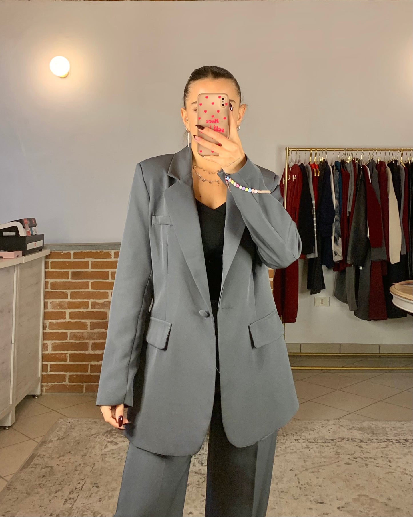 Blazer oversize sciancrato