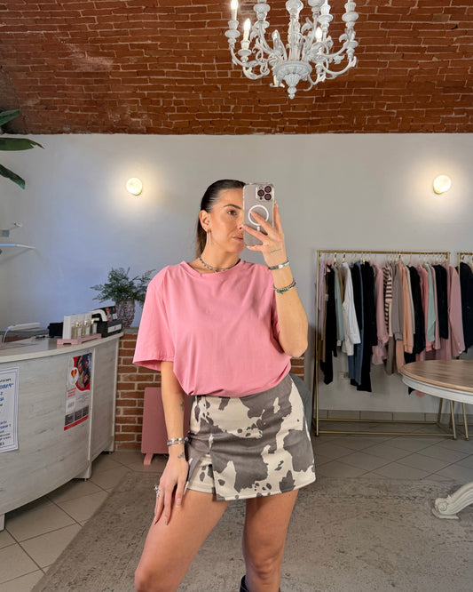 T-shirt oversize spalline imbottite