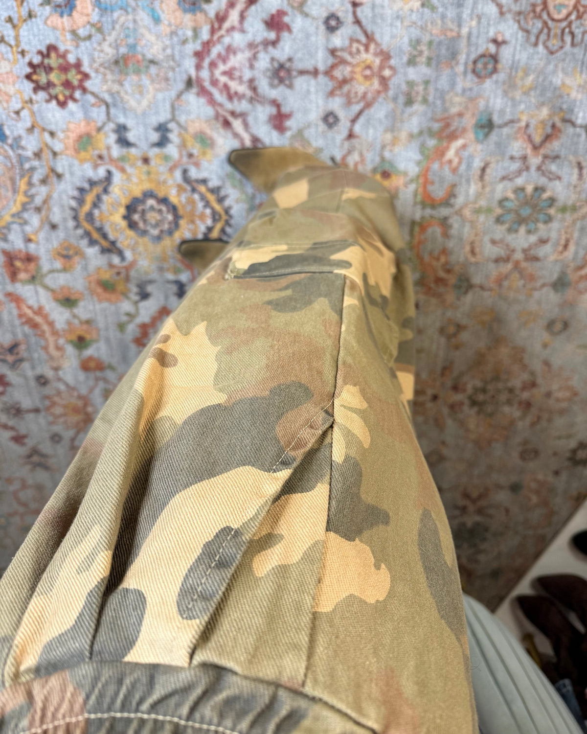 Jeans baggy camouflage