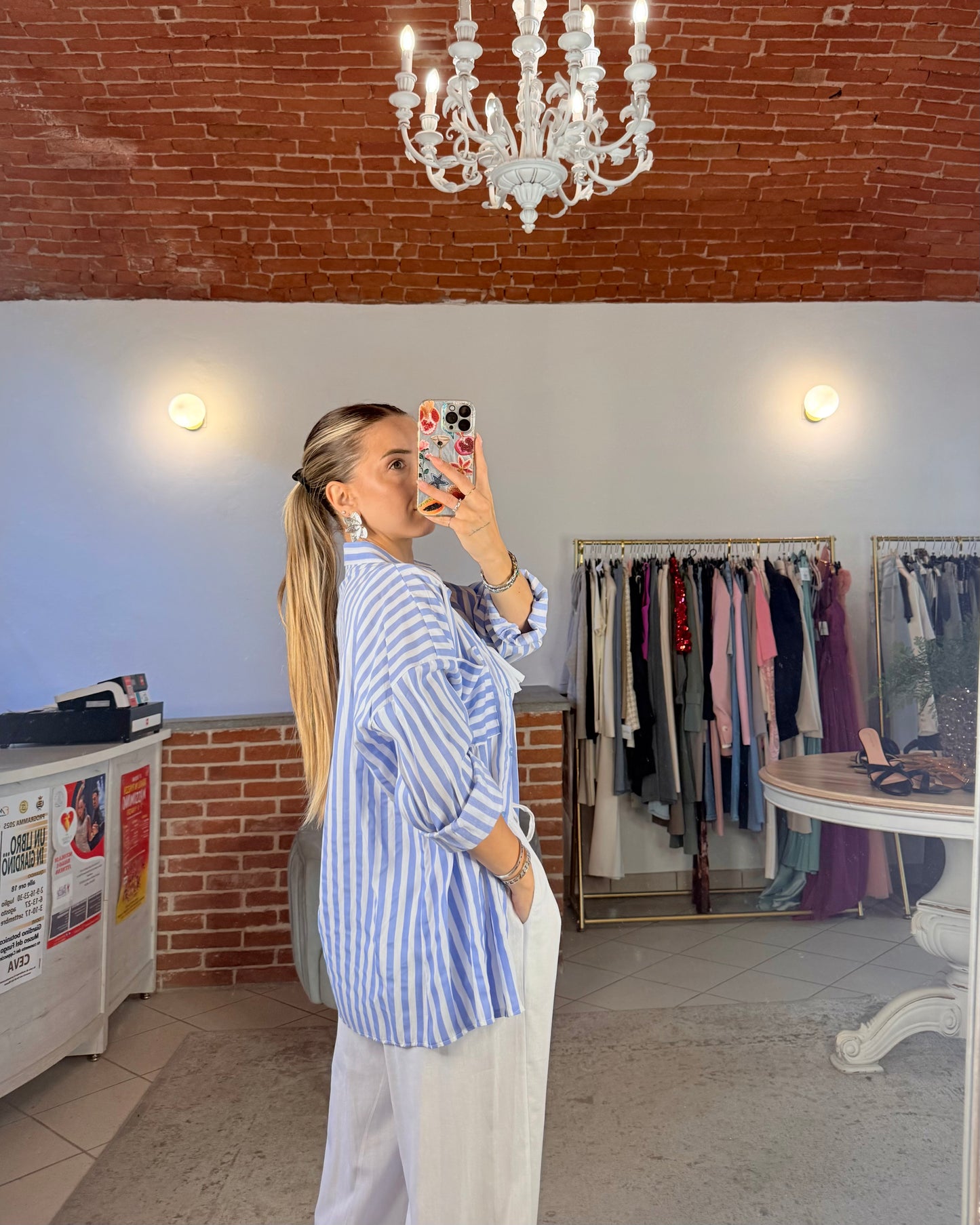 Camicia over viscosa