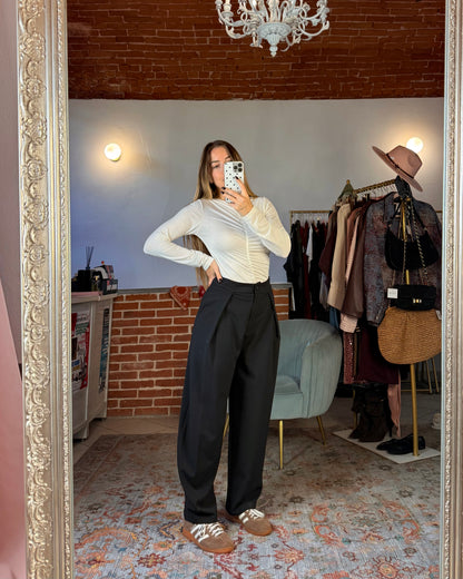 Pantalone con pinces